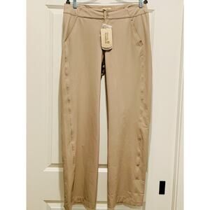 ROYAL ROBBINS Paseo Traveler Pant Women 12 Regular Khaki UPF 50+ 34137 NWT *READ